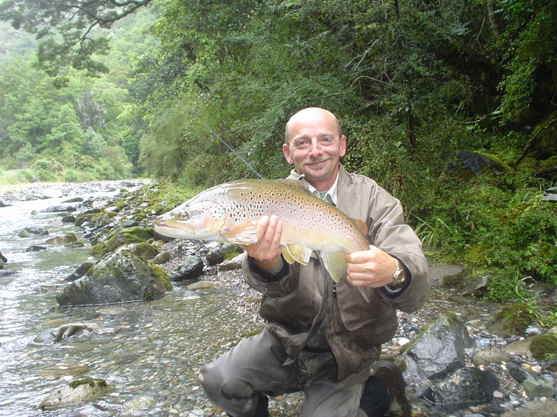 What a catch, beautiful New Zealand trout